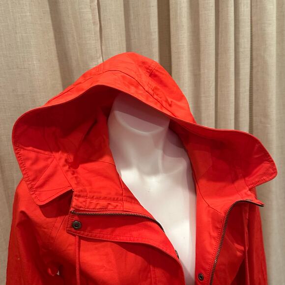 Gap Red Jacket sz XS Gap Cropped Anorak Jacket - Picture 6 of 11